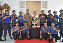 Damkarmat Palu Raih Juara Umum Regional Firefighter Skill Competition 2026