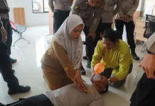 Polres Donggala Gelar Pelatihan RJP