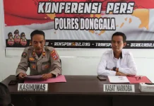 Polisi Ringkus Pengedar Sabu di Rio Pakava Donggala, 10 Paket Berhasil Diamankan