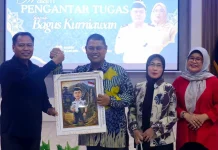 Malam Pengantar Tugas, Kakanwil Kemenkum Sulteng Apresiasi Bagus Kurniawan