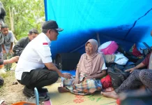 Gubernur Anwar Hafid Tinjau Lima Desa Terdampak Gempa di Kecamatan Nokilalaki