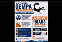 BPBD Parigi Moutong Mengimbau Masyarakat Tenang dan Waspada Pasca Gempa