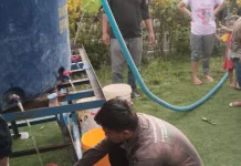 Cikasda Sulteng Salurkan Air Bersih ke Korban Gempa Sigi