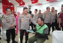 Ratusan Personel TNI-Polri, Ojol, dan Masyarakat Ikuti Donor Darah Hari Bhayangkara