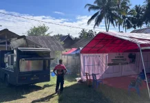 Polda Sulteng Distribusikan Air Bersih untuk Warga Terdampak Gempa di Sigi