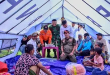 Pangdam 23 Palaka Wira Dampingi Kepala BNPB Tinjau Lokasi Terdampak Gempa Sigi