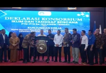 Wamen Diktisaintek Deklarasi Konsorsium Tanggap Bencana di PTN dan PTS Se-Sulteng