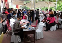 Hari Bhayangkara ke-80, Ribuan Warga Sigi Serbu Layanan Pengobatan Gratis