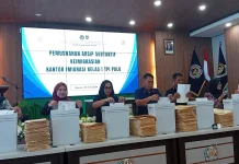 Imigrasi Palu Musnahkan 15.229 Arsip Substantif Wujudkan Tertib Arsip