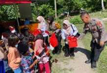 Rumah Baca Polsek Mantikulore Dukung Pendidikan Anak