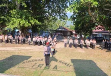 Kapolres Sigi Ajak Personel Teladani Semangat Pengabdian Pendahulu Polri