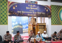 Sambut Hari Bhayangkara ke-80, Polres Sigi Gelar Doa Bersama