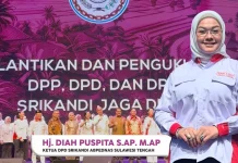 Diah Puspita Pimpin DPD Srikandi ABPEDNAS Sulteng, Siap Perkuat Peran Perempuan