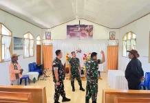 Rehabilitasi Gereja Masuk Sasaran Program Serbuan Teritorial TNI di Poso
