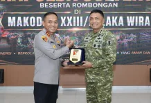 Polda dan Kodam 23 Palaka Wira Perkuat Sinergi TNI Polri di Sulteng
