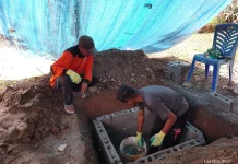 BPBD Parimo Buat Biopori guna Cegah Genangan Air dan Kelola Sampah