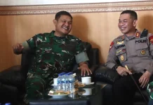 Kapolres Sigi Perkuat Sinergi Bersama Dandim 1306/Kota Palu