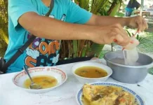 Onyop, Makanan Berbahan Sagu yang Menarik