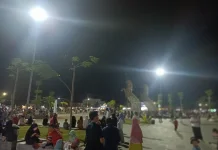 Taman Patung Kuda Palu Barat Jadi Destinasi Santai Keluarga