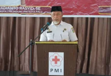 Pemkot Palu Dorong PMI Perkuat Layanan Kemanusiaan