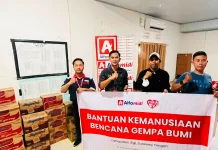 Bentuk Kepedulian, Alfamidi Salurkan Bantuan Gempa untuk Sigi