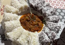 Putu Ketan Tanah Kaili Warisan Kuliner Khas Sulawesi tengah Tetap Lestari