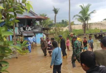 Wabup Parigi Moutong Tinjau Banjir Air Panas, Siapkan Normalisasi Jalan dan Sungai