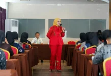Ketua TP PKK Palu Dorong Sikap Disiplin Bagi 53 Calon Paskibraka Kota Palu