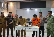 Perkuat Respons SAR, Basarnas Palu dan Pemkab Touna Tekan MoU