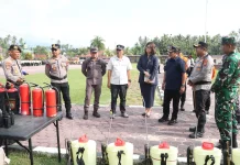 Antisipasi Karhutla, Kapolres Parigi Moutong Cek Kesiapan Peralatan Pemadam