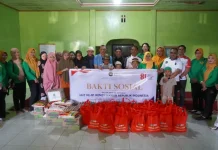 Sambut HUT Ke-81 RI, Ditjenpas Sulteng Bagikan 130 Paket Sembako di Panti Asuhan Palu