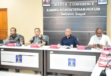 Kanwil Kemenkum Sulteng Harmonisasi Ranperda Penyertaan Modal BUMD dTouna