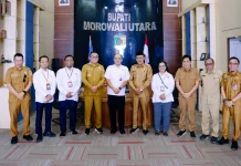 BPKP Sulteng Serahkan Hasil Evaluasi Perencanaan dan Penganggaran Pemkab Morut