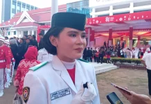 Lewati Latihan Berat, Zevanya Tuntaskan Tugas Pembawa Baki HUT RI