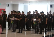 Kajati Sulteng Lantik Tujuh Pejabat Struktural, Tekankan Integritas dan Kinerja