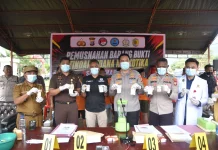 Musnahkan 366 Gram Narkoba, Polres Morut Komitmen Perangi Narkoba