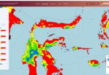 BMKG Deteksi 8 titik Panas Tinggi dan 196 Titik Panas Kategori Sedang di Sulteng