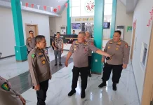 Pusdokkes Polri Evaluasi Fasilitas Rumh Sakit Bhayangkara Palu