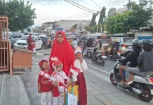 Pawai Kemerdekaan TK Kota Palu Semarakkan HUT RI