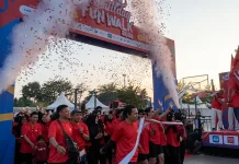 Semarak Alfamidi Family Day Fun Walk 2026, Ribuan Warga Padati Lapangan Vatulemo