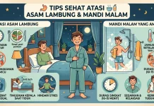 Mandi Malam, Benarkah Sebabkan Paru-Paru Basah?