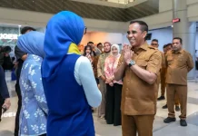 Sambut Sri Suparni Bahlil, Anwar Hafid Tegaskan Komitmen Majukan UMKM Sulteng