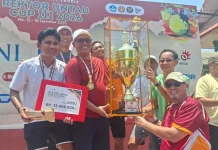 Diikuti Ratusan Atlet, Kejuaraan Tennis Rektor Untad Cup III Sukses Digelar