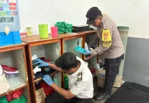 Cegah Gangguan Kamtibmas, LPKA Palu dan Polsek Palu Selatan Geledah Wisma Hunian