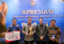 Morowali Utara Raih Penghargaan Terbaik II Layanan Pendidikan se-Sulawesi