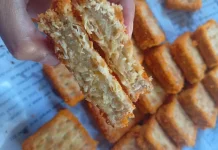 Nikmatnya Kue Gabin dengan Isian Fla Pisang yang Lembut