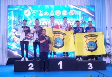 Satbrimob Polda Sulteng Raih Sejumlah Prestasi di Kapolri Cup II Indoor Skydiving