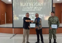 Kantor Kementerian Agama Kota Palu Raih Penghargaan IKPA Terbaik
