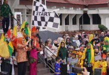 500 Anak TK Meriahkan Karnaval Budaya HUT ke-48 Kota Palu