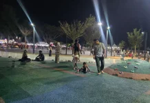 saat Malam Tiba, Taman Vatulemo Menjadi Ruang Keluarga dan Rezeki UMKM Palu